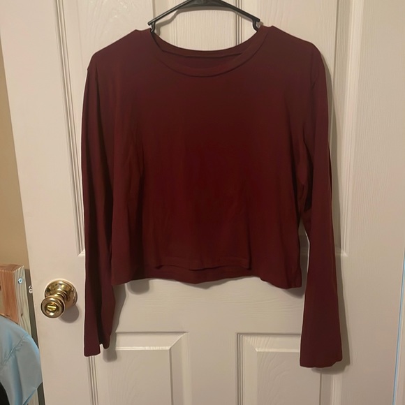 Wild Fable Dark Red Long Sleeve - Picture 1 of 2